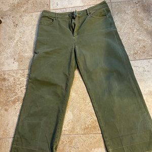 Loft Wide Leg Crop pants